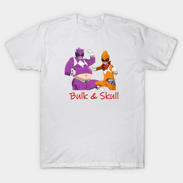 Bulk and Skull Rangers T-Shirt by Zapt Art